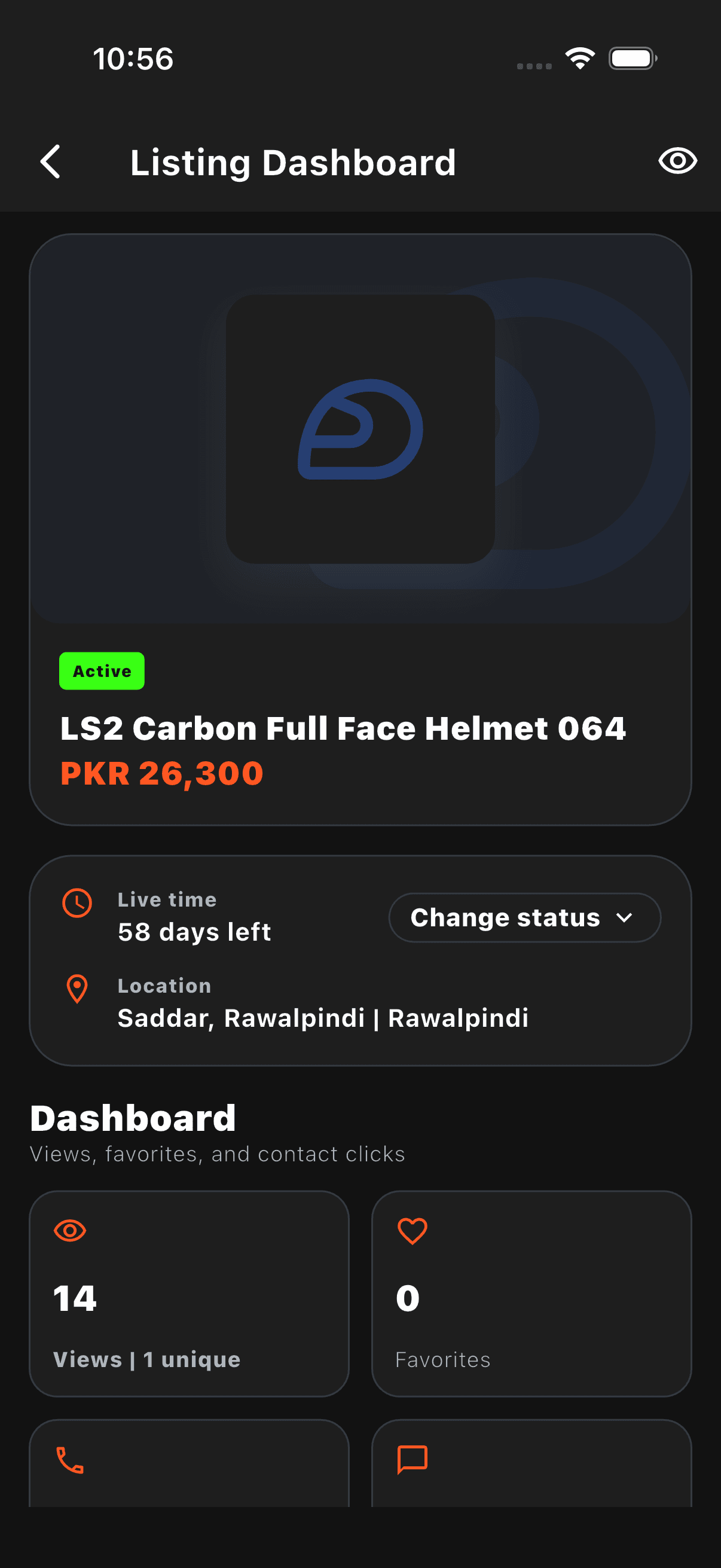 Read listing performance preview